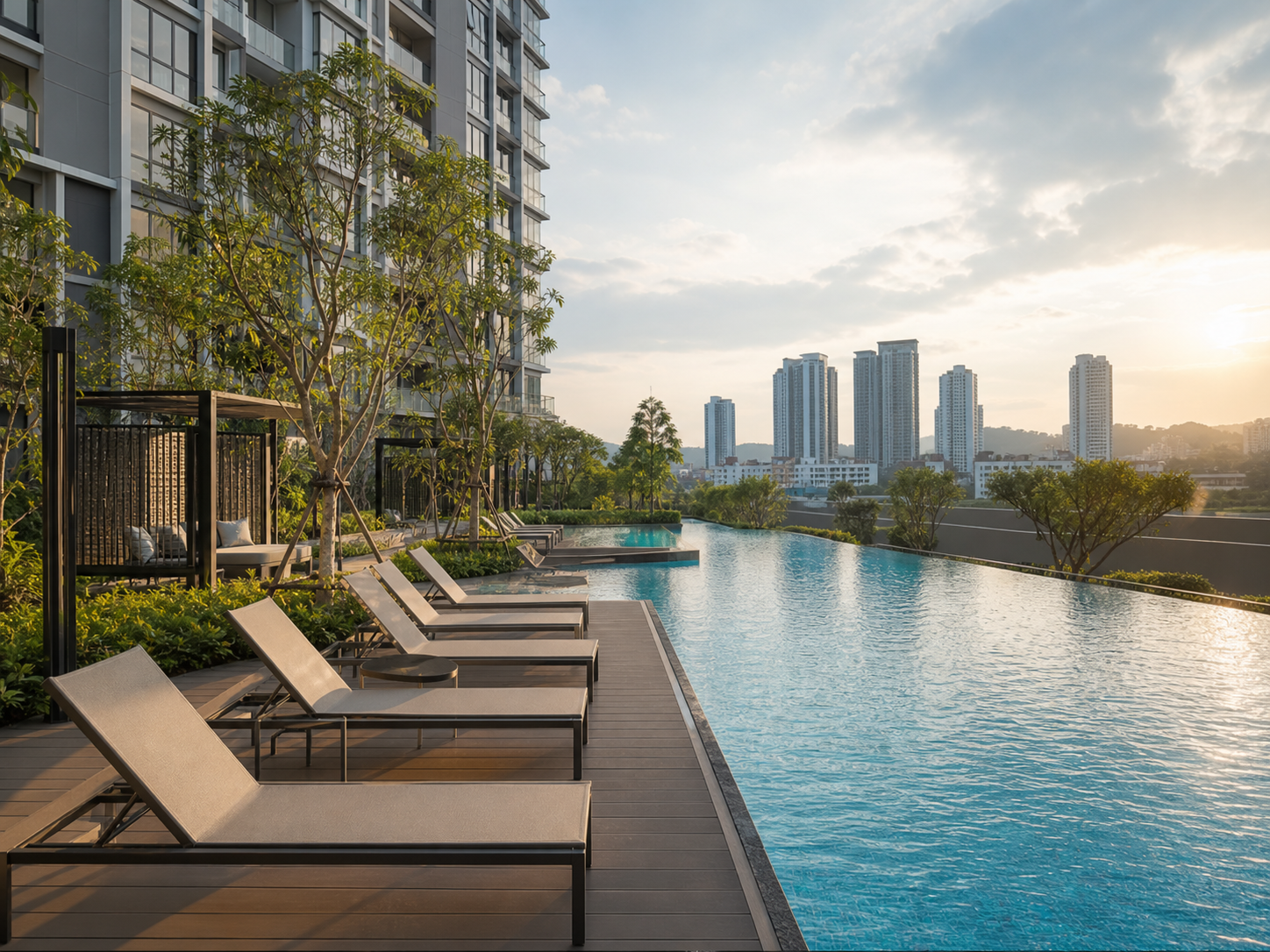 Condominium facilities and pool deck